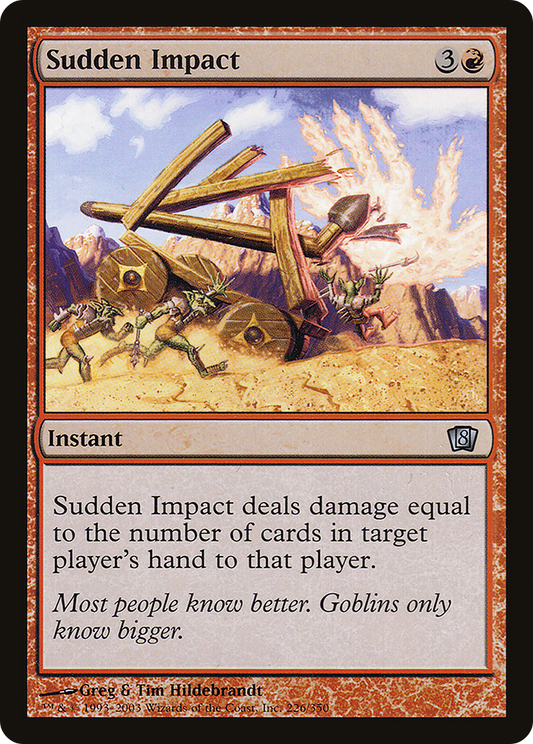 Sudden Impact (8ED-226★) (Foil)