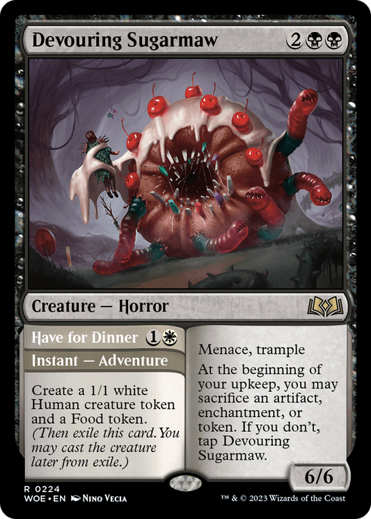 Devouring Sugarmaw // Have for Dinner (WOE-224) (Foil)