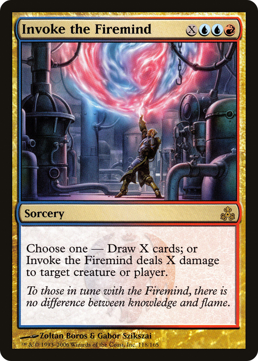 Invoke the Firemind (GPT-118) (Foil)