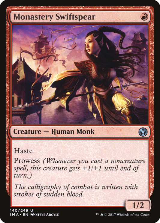 Monastery Swiftspear (IMA-140) (Foil)