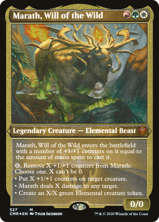 Marath, Will of the Wild (CMR-527) (Etched Foil)