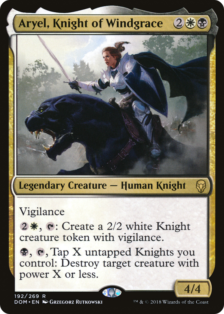 Aryel, Knight of Windgrace (DOM-192) (Foil)