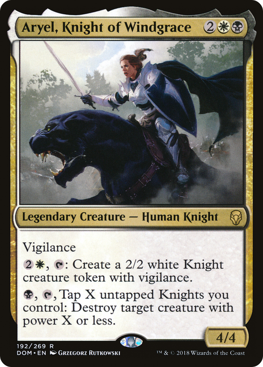 Aryel, Knight of Windgrace (DOM-192) (Foil)