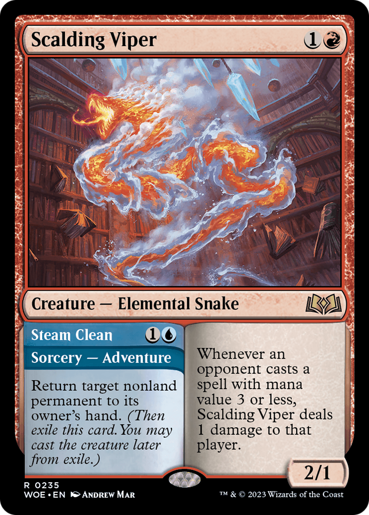 Scalding Viper // Steam Clean (WOE-235) (Foil)