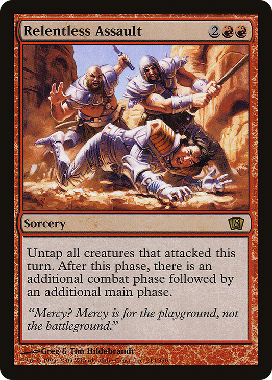 Relentless Assault (8ED-214★) (Foil)