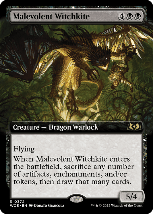 Malevolent Witchkite (WOE-372) (Extended Art)