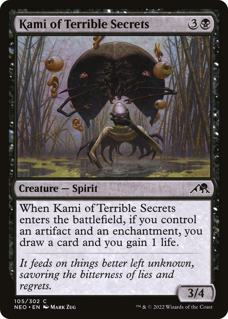 Kami of Terrible Secrets (NEO-105) (Foil)
