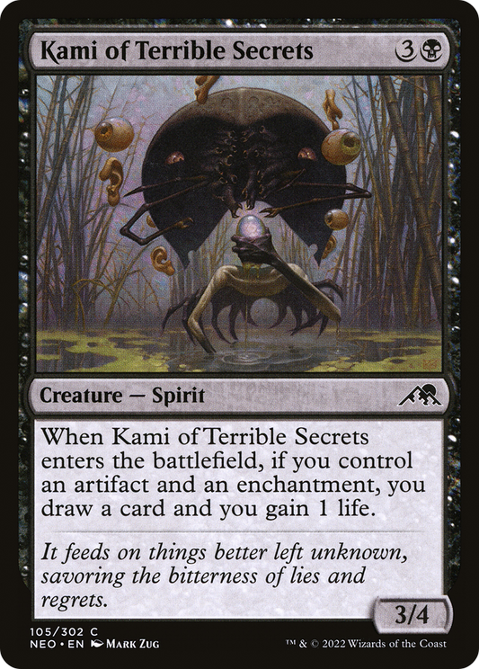 Kami of Terrible Secrets (NEO-105) (Foil)