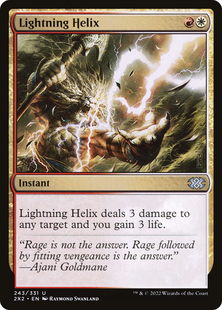 Lightning Helix (2X2-243) (Foil)
