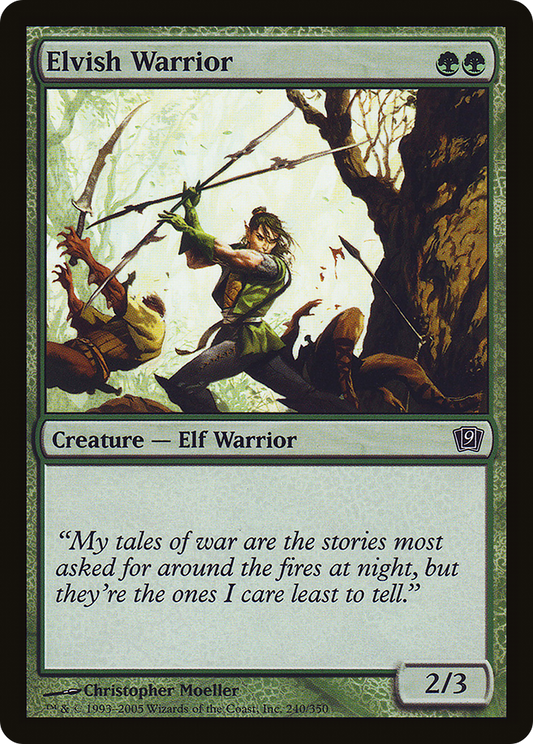 Elvish Warrior (9ED-240★) (Foil)