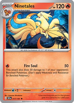 Ninetales (SSP-017) (Reverse Holofoil)