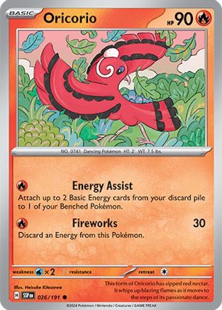Oricorio (SSP-026) (Reverse Holofoil)