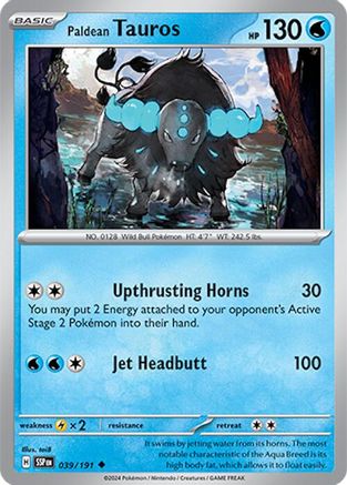 Paldean Tauros (SSP-039)