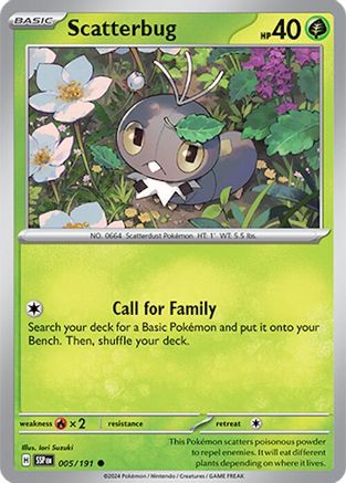 Scatterbug (SSP-005) (Reverse Holofoil)