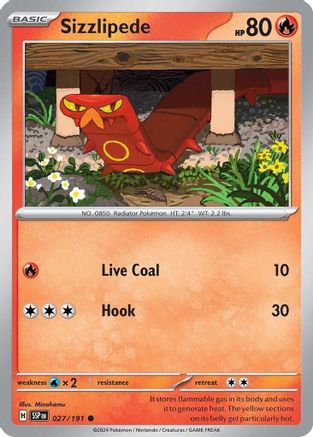 Sizzlipede (SSP-027) (Reverse Holofoil)