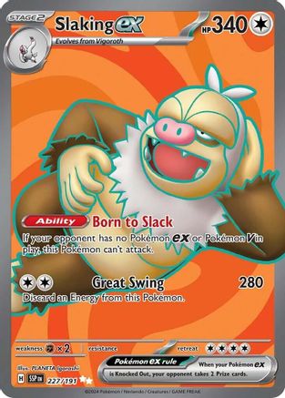 Slaking ex (SSP-227) (Holofoil)
