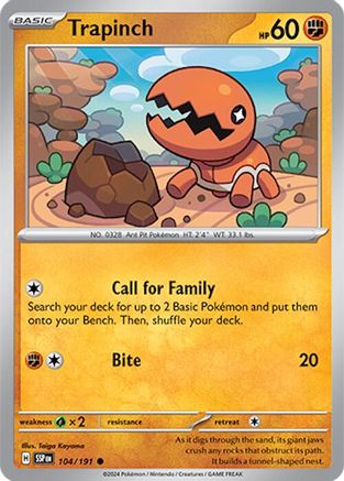 Trapinch (SSP-104) (Reverse Holofoil)