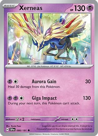 Xerneas (SSP-088) (Reverse Holofoil)