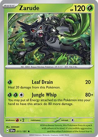 Zarude (SSP-011) (Reverse Holofoil)
