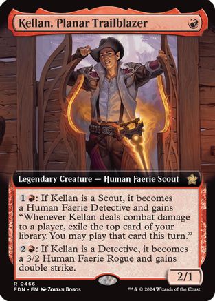 Kellan, Planar Trailblazer (Extended Art) (FDN-466) (Foil)