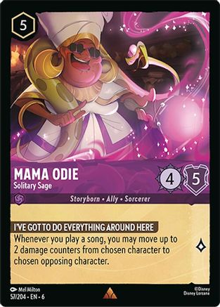 Mama Odie - Solitary Sage (6-057) (Cold Foil)