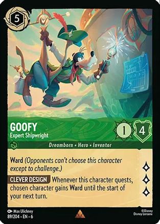 Goofy - Expert Shipwright (6-089) (Cold Foil)