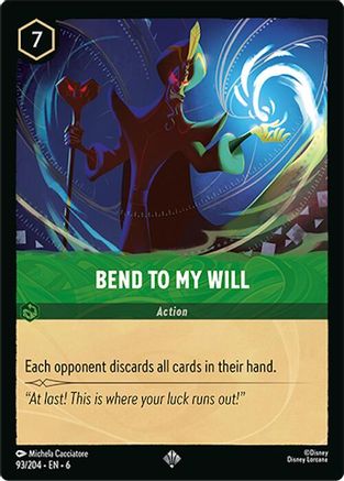 Bend to My Will (6-093)