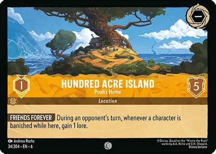 Hundred Acre Island - Pooh's Home (6-034)