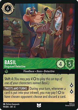 Basil - Disguised Detective (6-091) (Cold Foil)