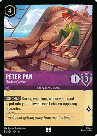 Peter Pan - Shadow Catcher (6-058) (Cold Foil)