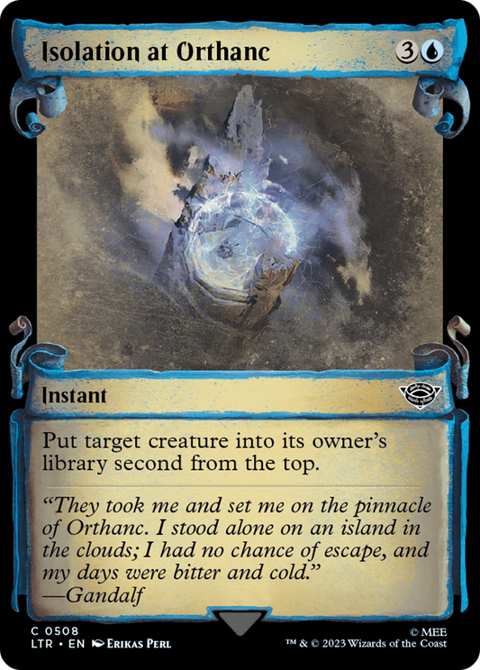 Isolation at Orthanc (LTR-508) (Showcase) (Scroll)