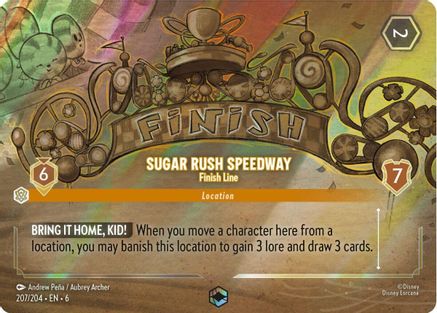 Sugar Rush Speedway - Finish Line (Enchanted) (6-207) (Holofoil)