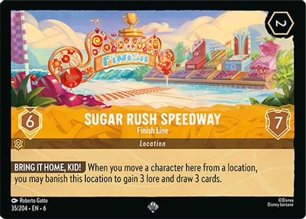 Sugar Rush Speedway - Finish Line (6-035) (Cold Foil)