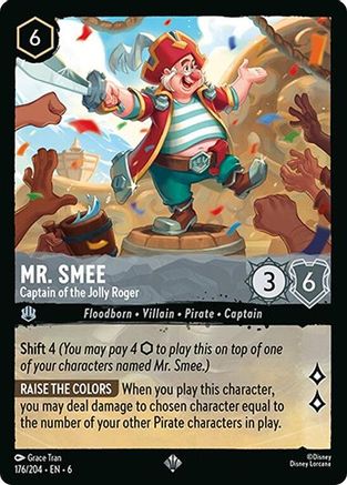 Mr. Smee - Captain of the Jolly Roger (6-176) (Cold Foil)