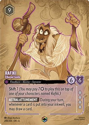 Rafiki - Ethereal Guide (Enchanted) (6-208) (Holofoil)