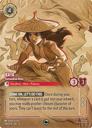 Raya - Kumandran Rider (Enchanted) (6-214) (Holofoil)