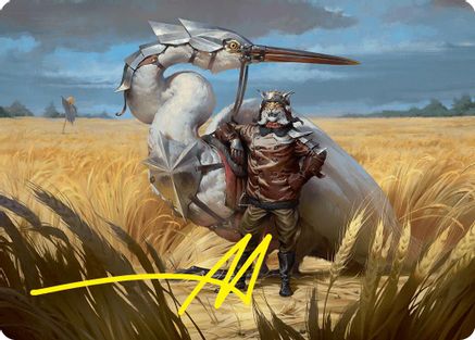 Skyknight Squire Art Card (4/54) (Stamped Signature) (ASFDN-004)