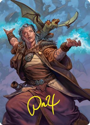 Drake Hatcher 2 Art Card (29/54) (Gold-Stamped Signature) (ASFDN-029)