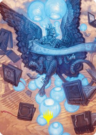 Sphinx of Forgotten Lore Art Card (33/54) (Gold-Stamped Signature) (ASFDN-033)