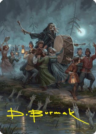 Blasphemous Edict Art Card (35/54) (Gold-Stamped Signature) (ASFDN-035)