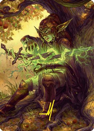Reclamation Sage Art Card (45/54) (Gold-Stamped Signature) (ASFDN-045)