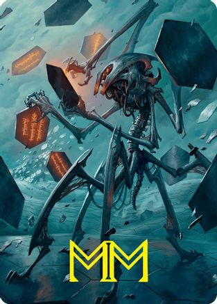 Scrawling Crawler Art Card (50/54) (Gold-Stamped Signature) (ASFDN-050)