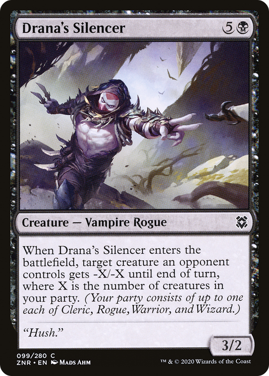 Drana's Silencer (ZNR-099) (Foil)