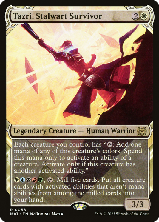 Tazri, Stalwart Survivor (MAT-056) (Showcase) (Foil)