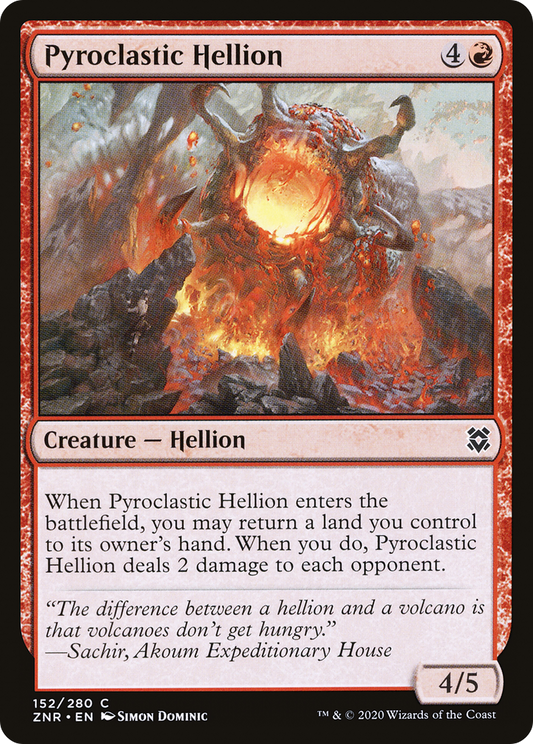 Pyroclastic Hellion (ZNR-152) (Foil)