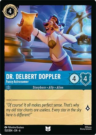 Dr. Delbert Doppler - Fussy Astronomer (6-152) (Cold Foil)