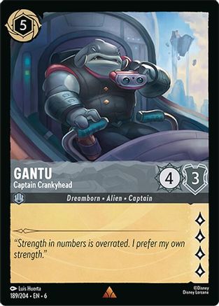 Gantu - Captain Crankyhead (6-189) (Cold Foil)