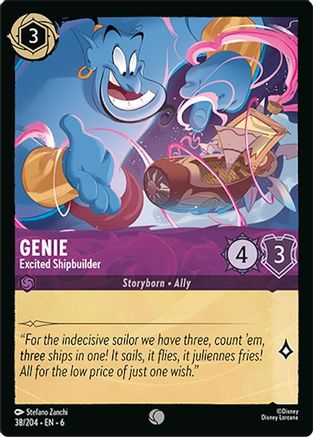 Genie - Excited Shipbuilder (6-038) (Cold Foil)