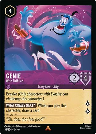 Genie - Wish Fulfilled (6-053) (Cold Foil)