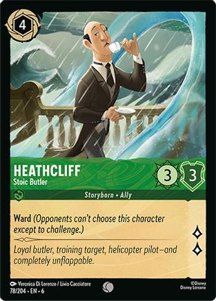 Heathcliff - Stoic Butler (6-078) (Cold Foil)